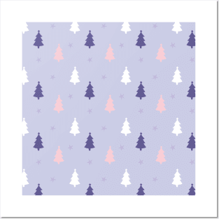 Christmas Tree Pattern Posters and Art